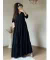 Salaş Gömlek Elbise Siyah