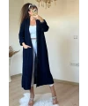 Uzun Salaş Hırka Lacivert