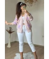 Yıldız Triko Hırka Pembe