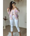 Yıldız Triko Hırka Pembe