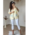 Yıldız Triko Hırka Sarı