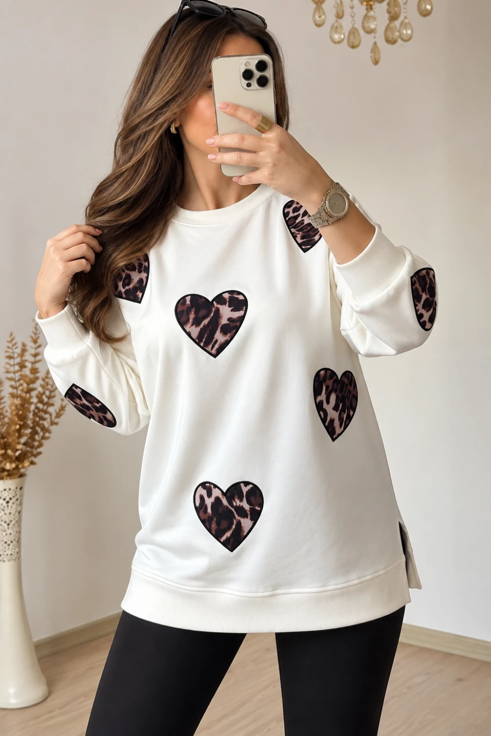 Kalpli Leopar Sweatshirt