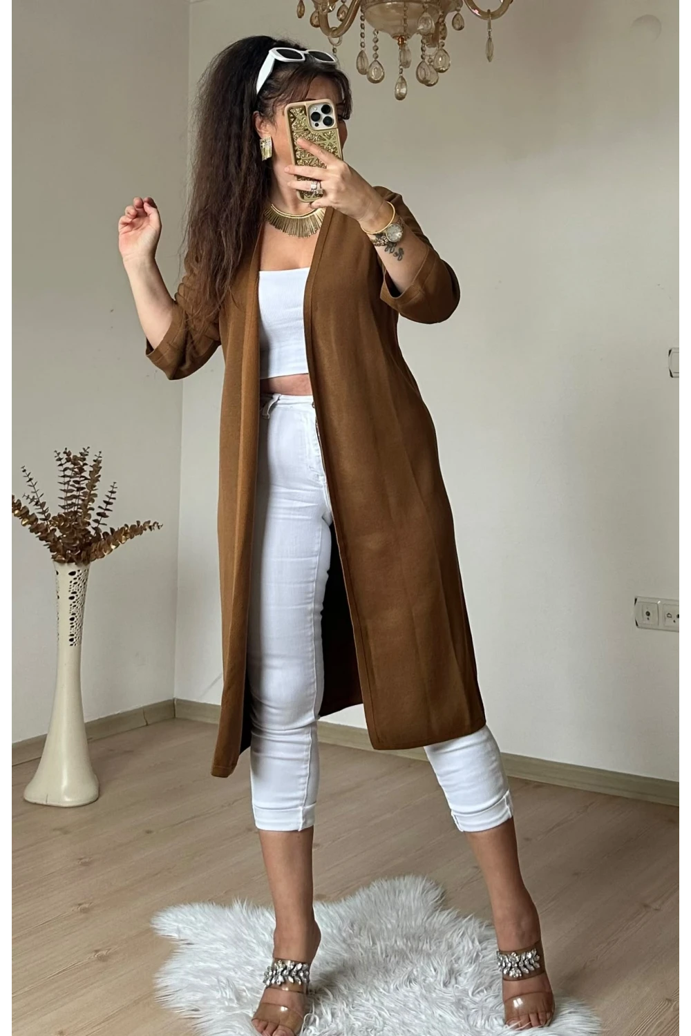 Merserıze Hırka Camel
