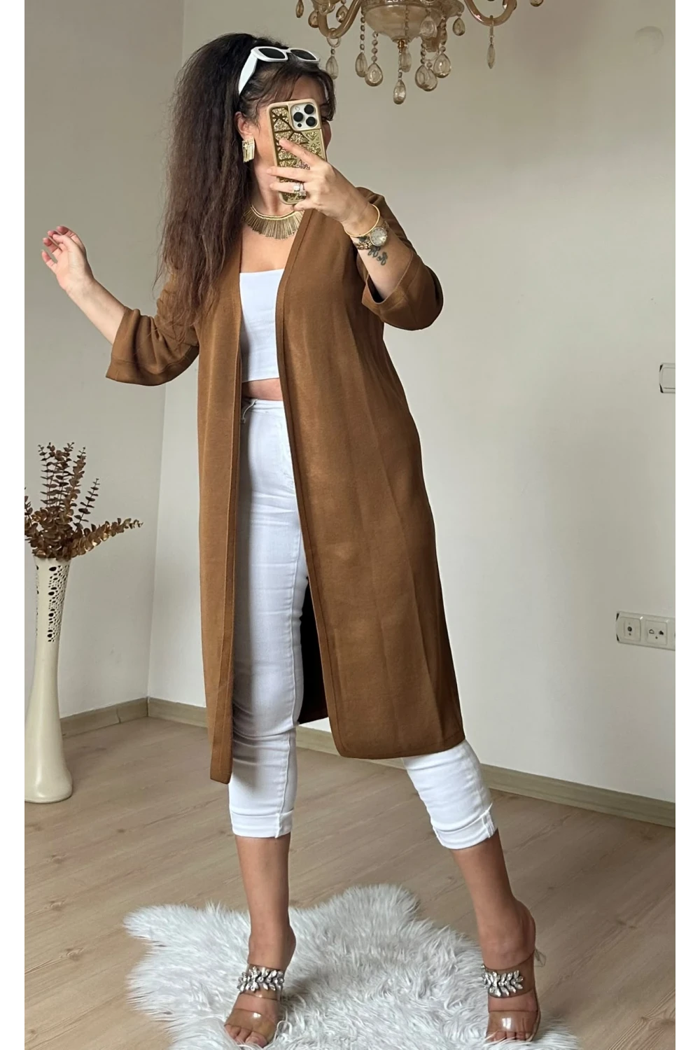 Merserıze Hırka Camel