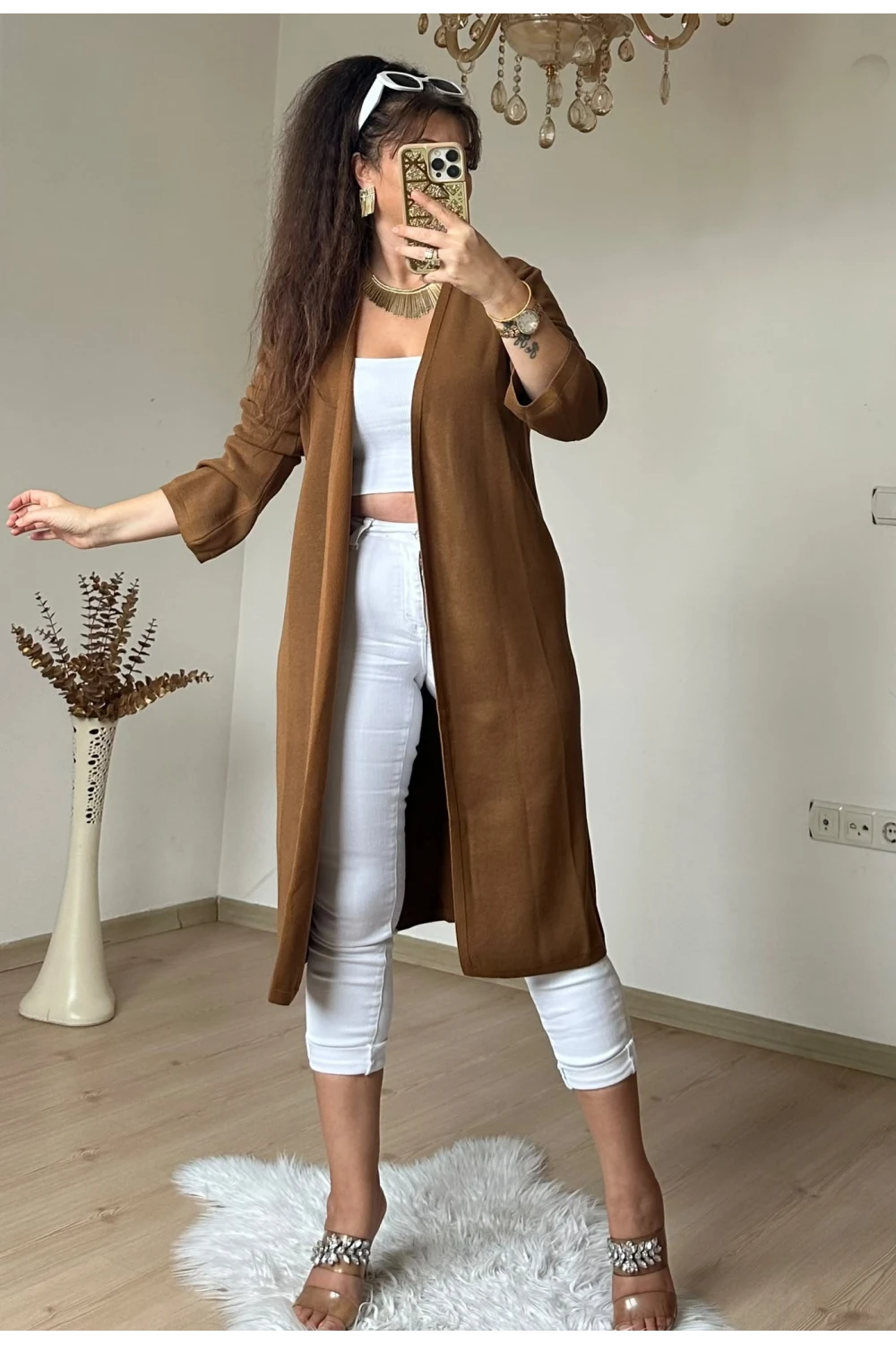 Merserıze Hırka Camel