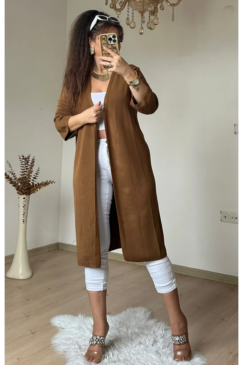 Merserıze Hırka Camel