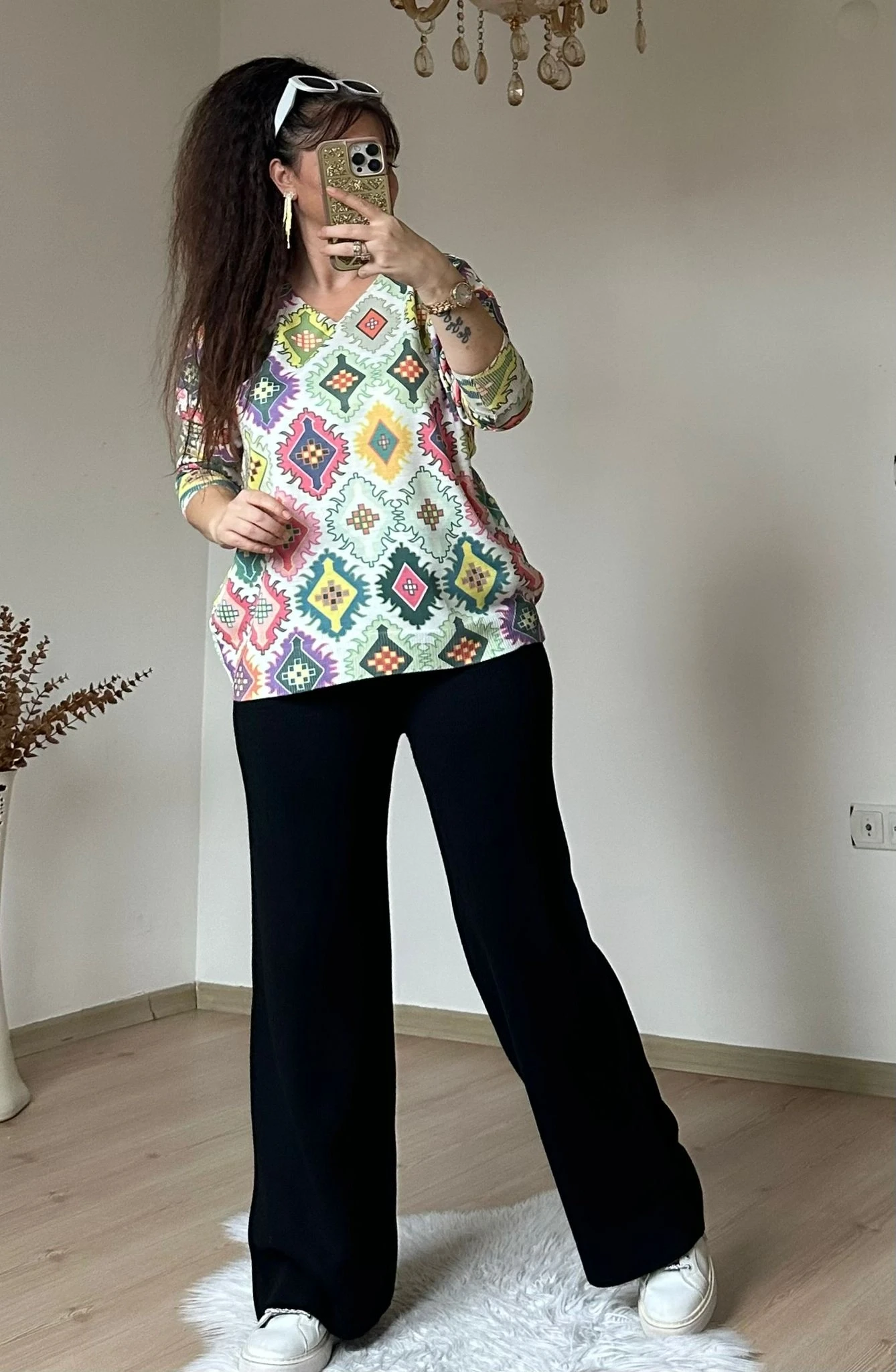 Kilim Desen Triko Takım