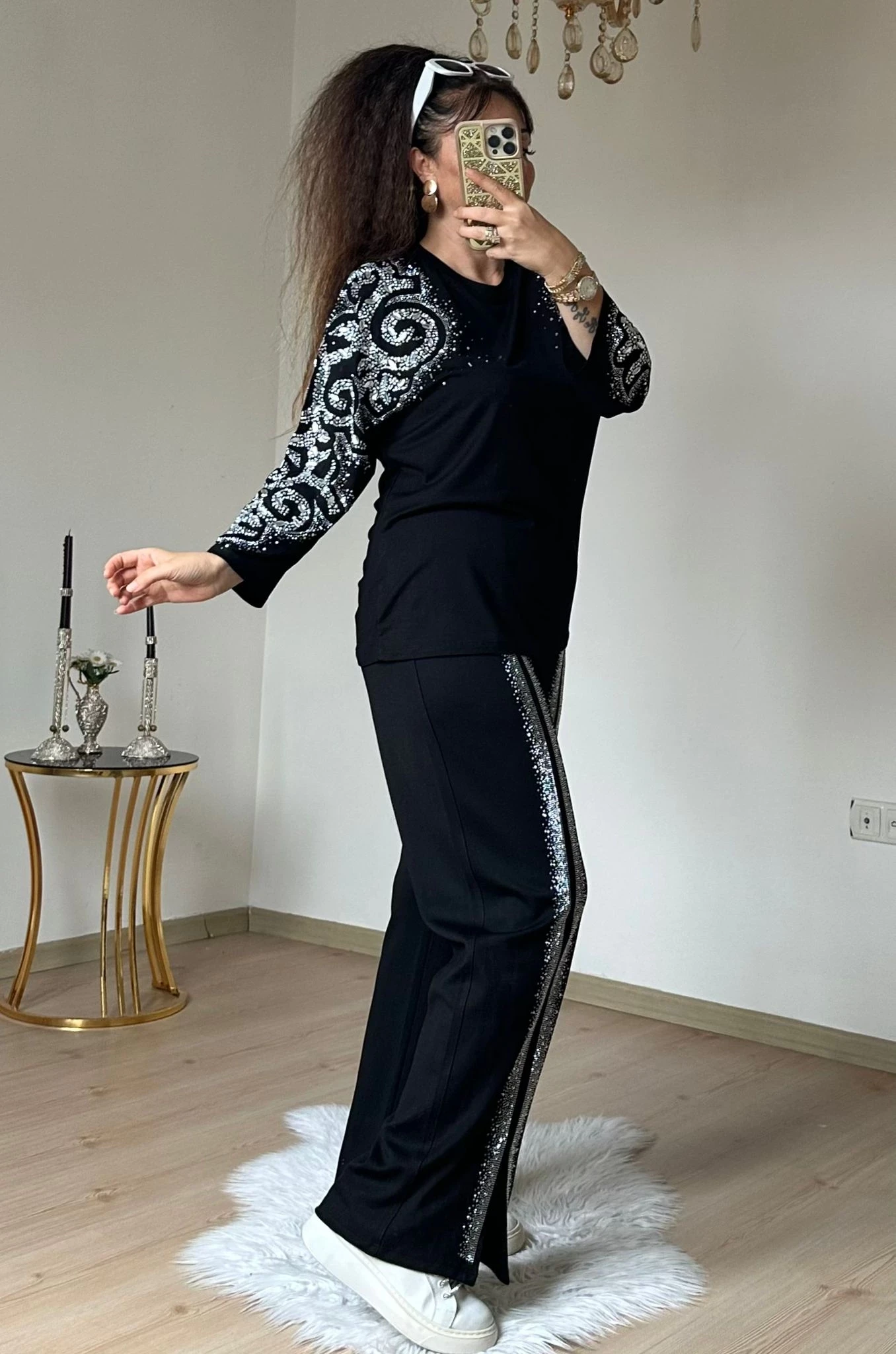 Omuz Full Taşlı Takım