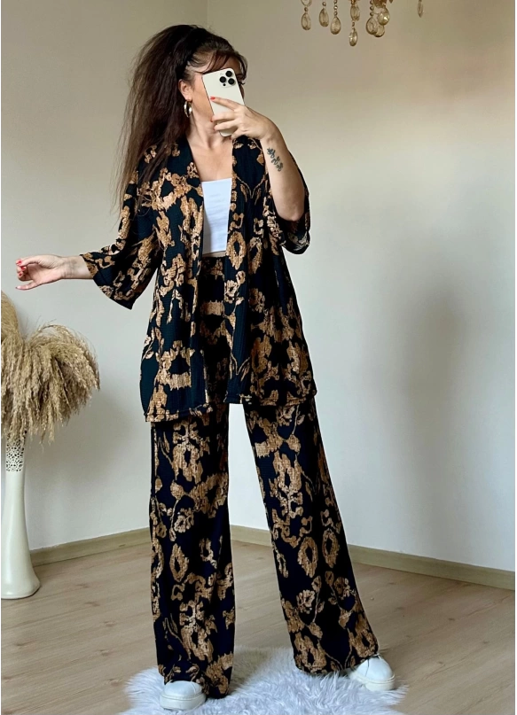 Pattern Design Kimono Set