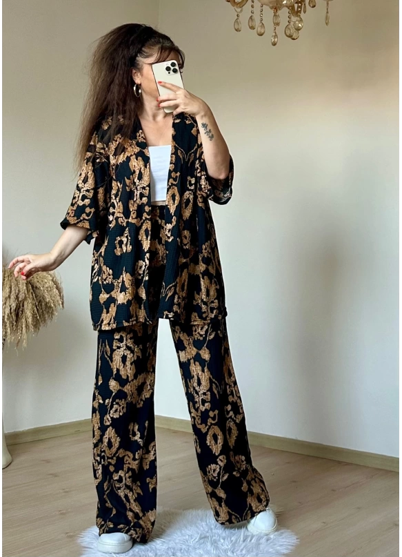Pattern Design Kimono Set
