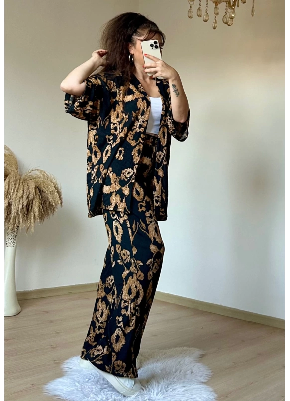 Pattern Design Kimono Set