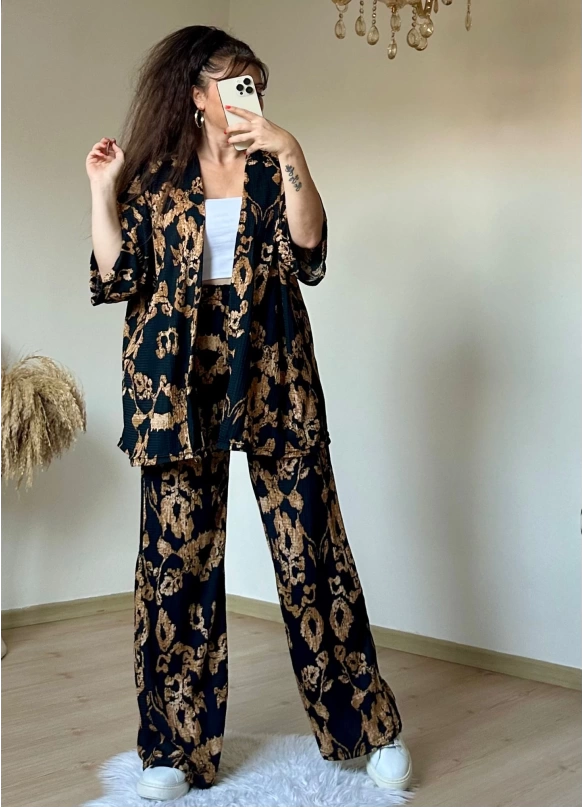 Pattern Design Kimono Set