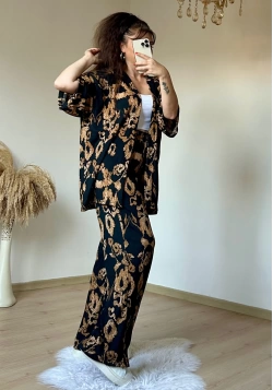Pattern Design Kimono Set