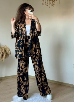 Pattern Design Kimono Set