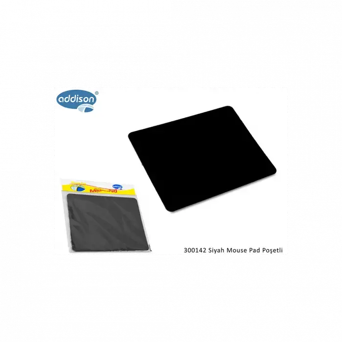 Addıson 300142, 177x217x2mm, Lüx, Big, Mouse Pad, (siyah)