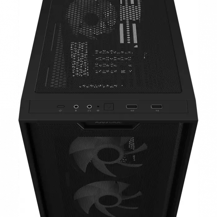 Asus A21 Plus, Psu Yok, Tempered Glass, Argb, Micro Atx, Gamıng Kasa