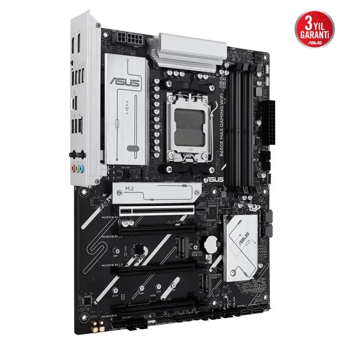 Asus B650e Max Gamıng Wıfı, 4xddr5, 3xm.2, Dp, Hdmı, Type-c, Wi-fi 6e, Bluetooth V5.3, Am5 Soket Gaming Anakart