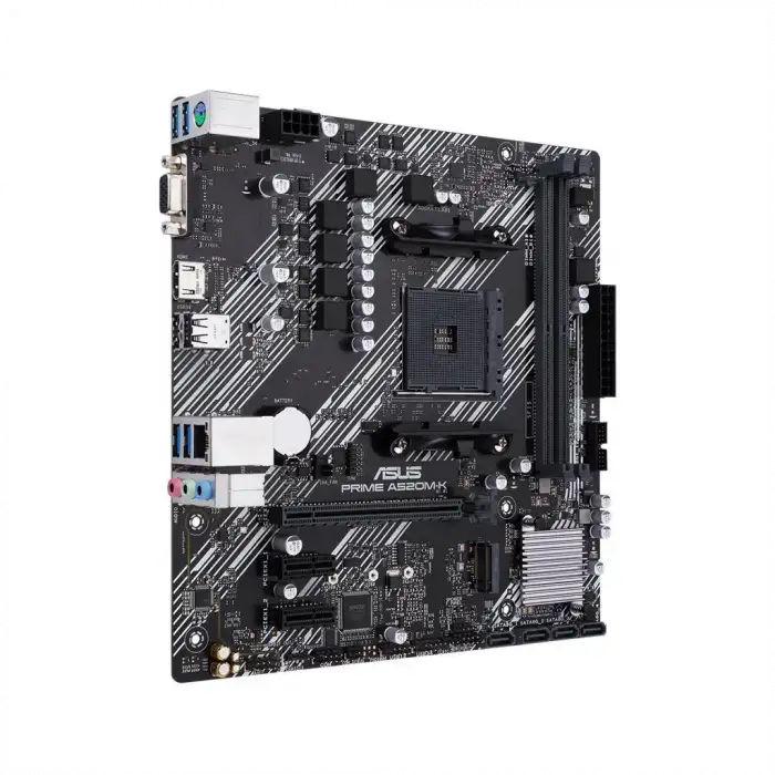 Asus Prıme A520m-k, 2xddr4, 1x M.2, D-sub, Hdmı, Am4 Soket Anakart