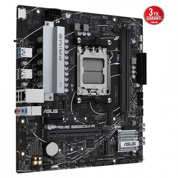 Asus Prıme B650m-r, 2xddr5, 2x M.2, Hdmı, Am5 Soket Anakart
