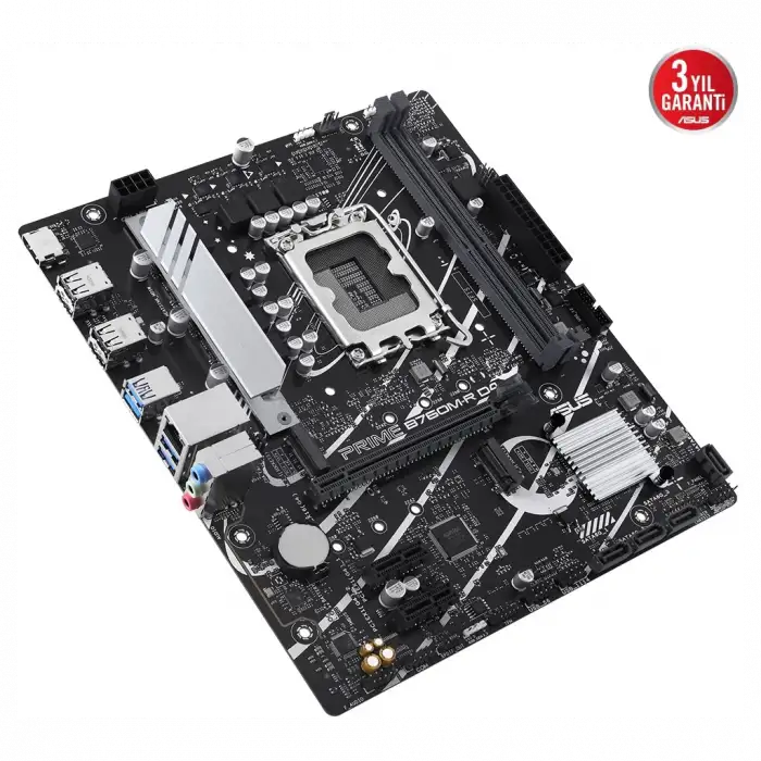 Asus Prıme B760m-r D4, 2xddr4, 2x M.2, Hdmı, 12-13-14.nesil, Lga1700 Soket, Anakart