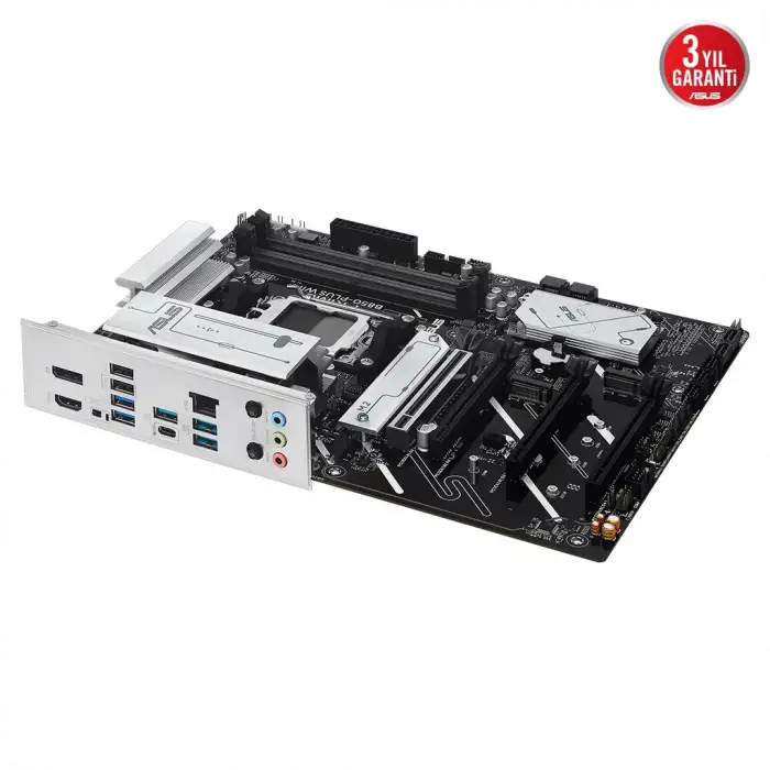 Asus Prıme B850-plus Wıfı, 4xddr5, 3x M.2, Hdmı, Dp, Type-c, Wi-fi 6e, Bluetooth V5.3, Am5 Soket Gamıng Anakart