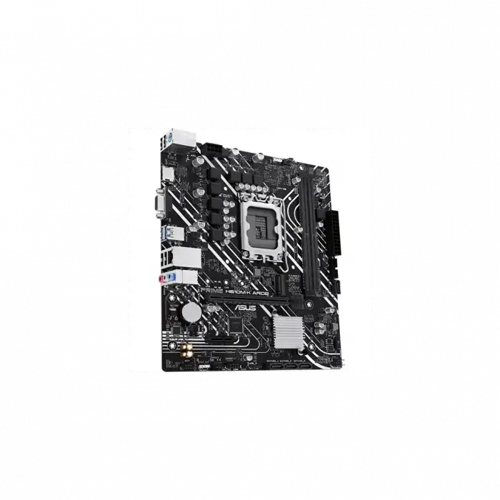 Asus Prıme H610m-k Argb, 2xddr5, M.2,d-sub, Hdmı,12-13.14.nesil, Lga1700 Soket, Anakart