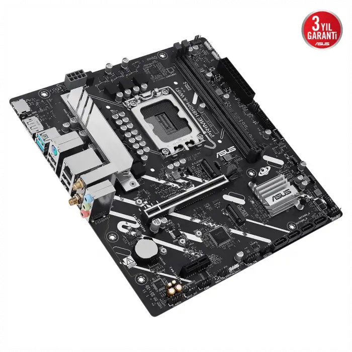 Asus Prıme H810m-a Wıfı, 2xddr5, 2x M.2, Hdmı, Dp, Wi-fi 6, Bluetooth 5.3, Intel Core Ultra Cpu(seri 2), Lga1851 Soket, Atx Anakart