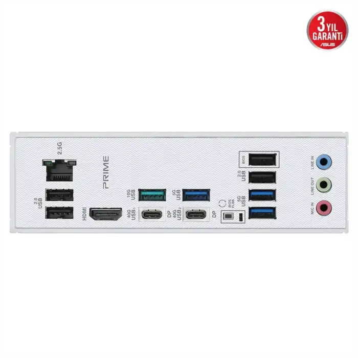 Asus Prıme X870-p, 4xddr5, 4xm.2, Hdmı, Dp, Type-c, Am5 Soket Gamıng Anakart