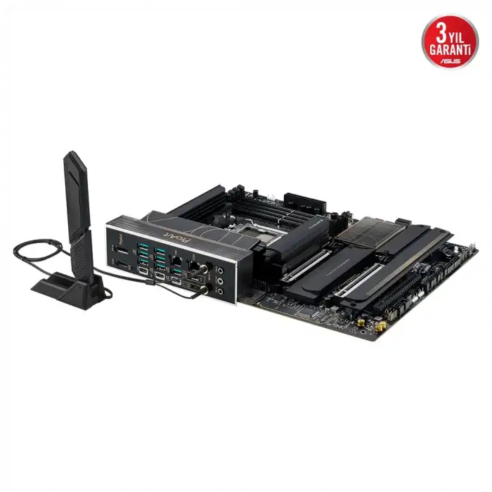 Asus Proart X870e-creator Wıfı, 4xddr5, 4xm.2, Hdmı, Dp, Type-c, Pcıe 5.0, Wi-fi 7, Bluetooth V5.4, Am5 Soket Gamıng Anakart