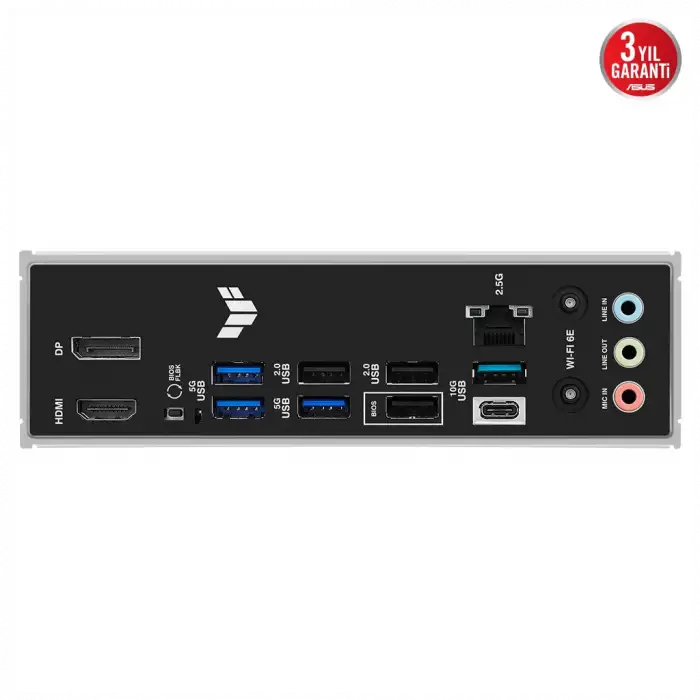 Asus Tuf Gamıng B650e-e Wıfı, 4xddr5, 3xm.2, Dp, Hdmı, Type-c, Wi-fi 6e, Bluetooth V5.3, Am5 Soket Gaming Anakart