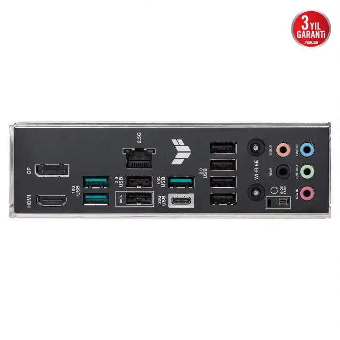 Asus Tuf Gamıng B650e-plus Wıfı, 4xddr5, 3xm.2, Dp, Hdmı, Type-c, Wi-fi 6e, Bluetooth V5.3, Am5 Soket Gaming Anakart
