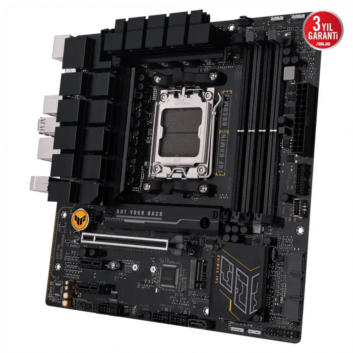 Asus Tuf Gamıng B650m-e, 4xddr5, 2x M.2, Hdmı, 2xdp, Type-c, Am5 Soket Gamıng Anakart