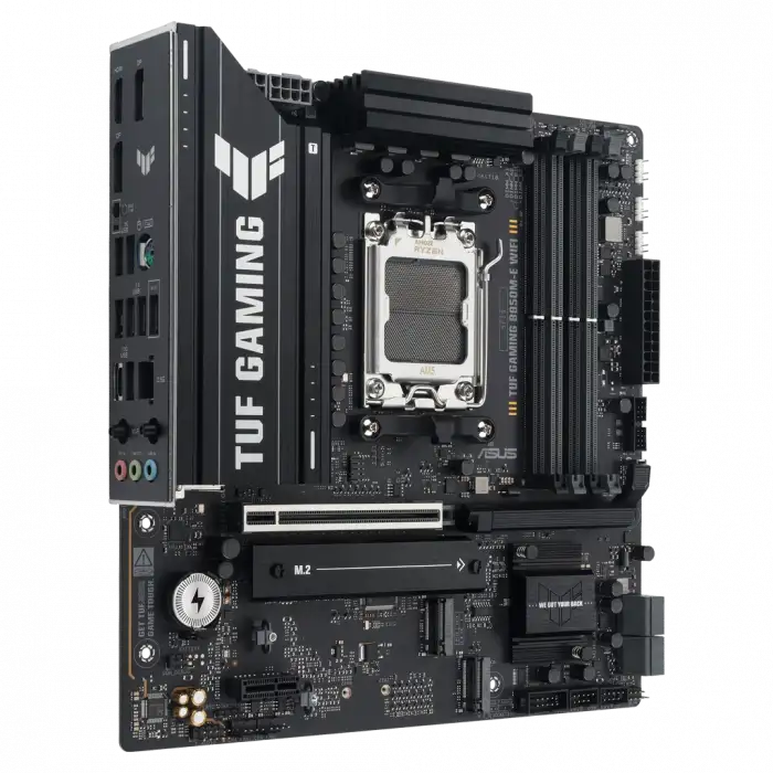 Asus Tuf Gamıng B850m-e Wıfı, 4xddr5, 3x M.2, Hdmı, Dp, Type-c, Wi-fi 6e, Bluetooth V5.3, Am5 Soket Gamıng Anakart