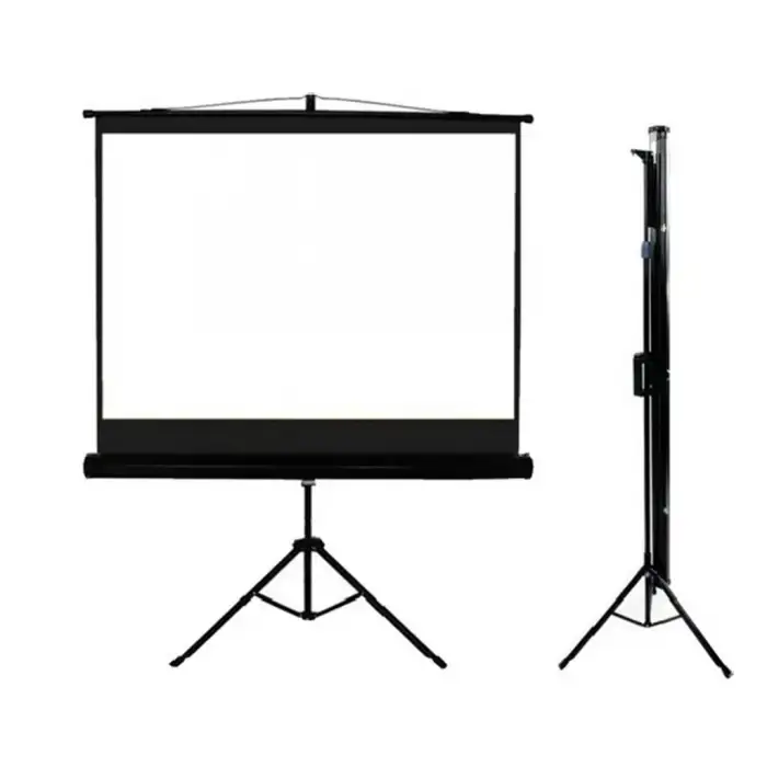 Codegen Tx-18 Trıpod Projeksiyon Perdesi 180x180 (arkası Siyah Fonlu - Taşınabilir Ayaklı Model)