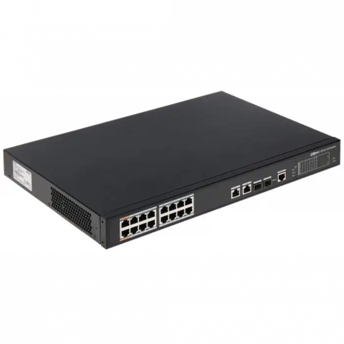 Dahua Cs4218-16et-135, 16port, Megabit, Poe 135w, 2 Port Sfp Gigabit Combo, Cloud Yönetilebilir, Switch