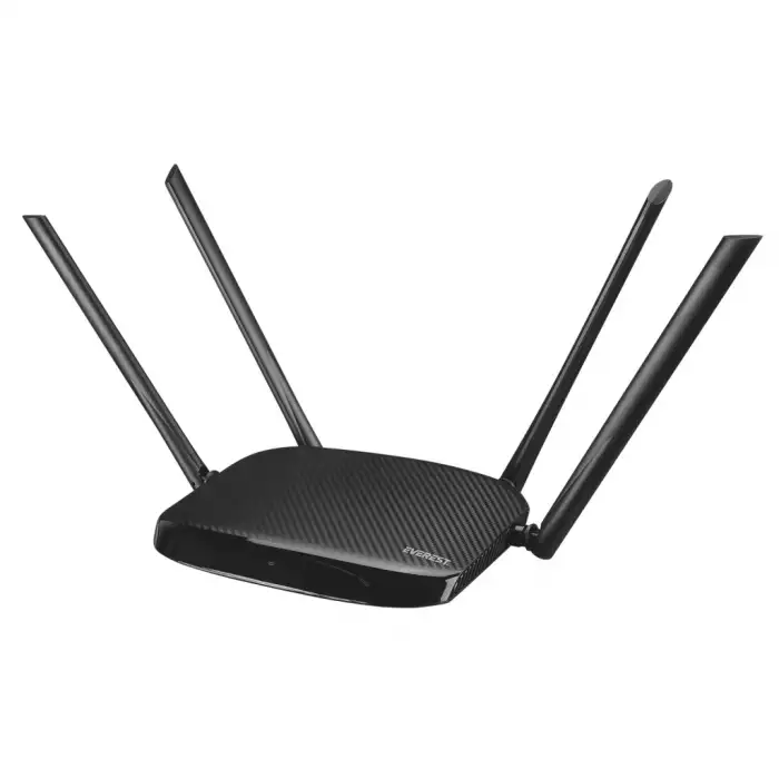 Everest Ewr-ac5-v3, Ac1200, 1200mbps, Dual Band Wifi, 4port, 1 Wan, Masaüstü, Megabit, Wısp, Repeater, Router, Access Point