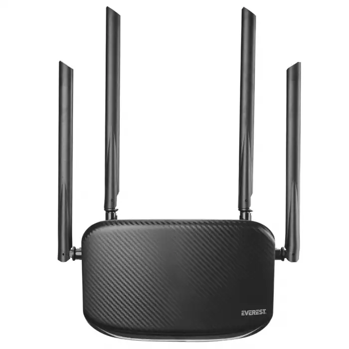 Everest Ewr-ac5-v3, Ac1200, 1200mbps, Dual Band Wifi, 4port, 1 Wan, Masaüstü, Megabit, Wısp, Repeater, Router, Access Point