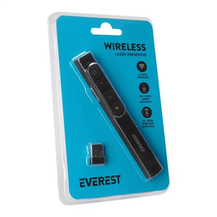 Everest Psn-18, Kablosuz, 2.4ghz, Profesyonel, Sunum Cihazı