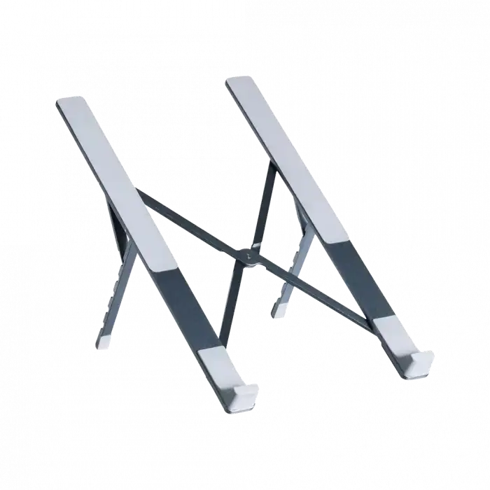 Frısby Fnc-5135st, 10-17.3 Taşınabilir,  Katlanır, Notebook Standı, 5 Kademeli Ayarlanabilir Yükseklik, Alüminyum (gri-mavi)