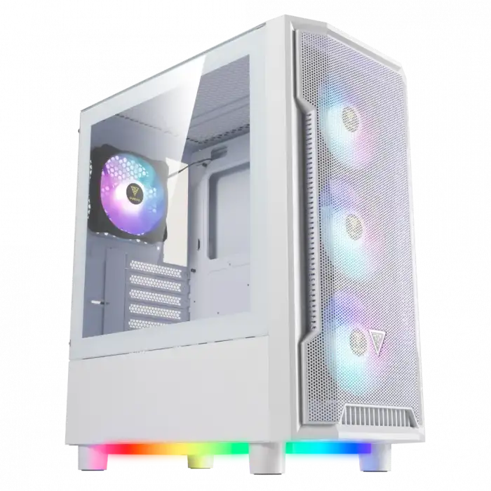 Gamdıas Athena M6 Lite Wh, 850w, 80+ Bronze, Tempered Glass, Mesh, Argb, Atx, White Edition, Gamıng Kasa