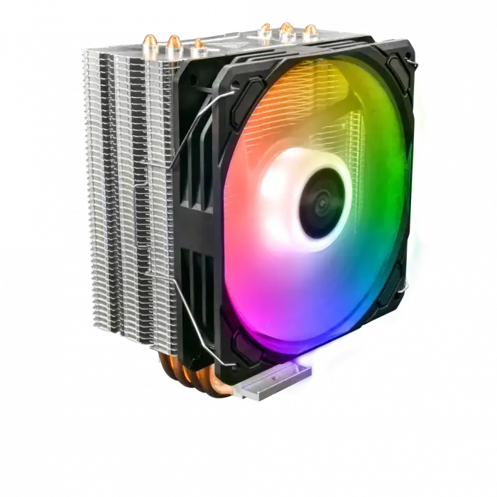 Gamdıas Boreas E1-410, Argb, 120mm, Cpu  Kule Tipi Hava Soğutma, Doğrudan Temas Teknolojisine Sahip 4 Adet Gelişmiş Bakır Isı Borusu (amd Am4-am5 Ve Intel Tüm İşlemciler İle Uyumlu)