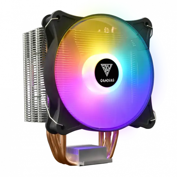 Gamdıas Boreas E1-410 Lite, Argb, 120mm, Cpu  Kule Tipi Hava Soğutma, Doğrudan Temas Teknolojisine Sahip 4 Adet Gelişmiş Bakır Isı Borusu (amd Am4 Ve Intel Tüm İşlemciler İle Uyumlu)