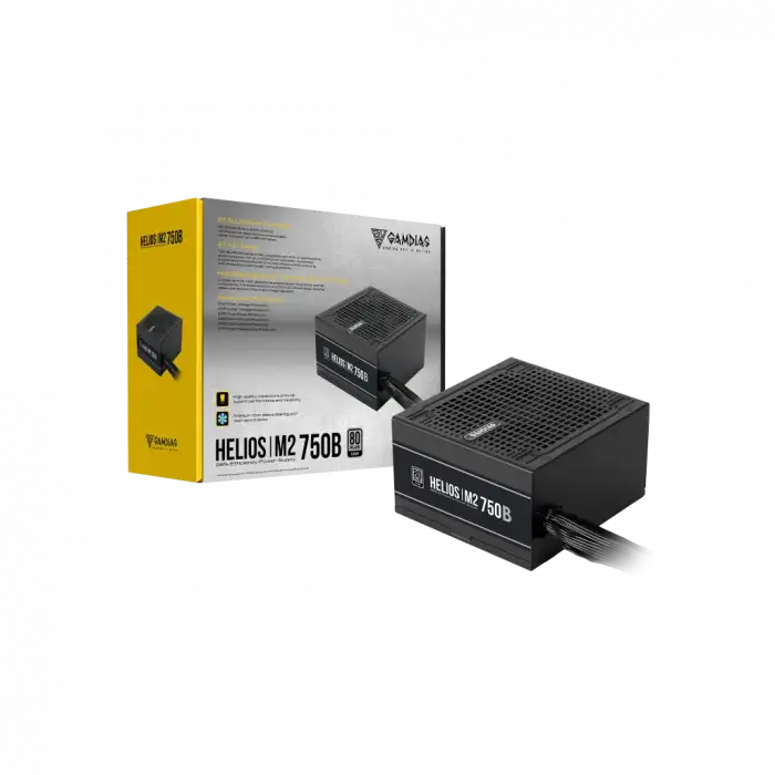 Gamdıas Helıos M2-750b, 750w, 80+ Silver, Aktif Pfc, Gamıng, Atx, Power Supply (psu)