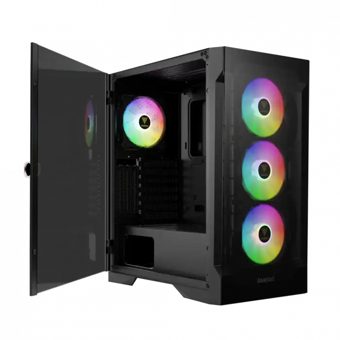 Gamdıas Talos E2 Elite, 850w, 80+ Bronze, Tempered Glass, Argb, Atx Gamıng Kasa