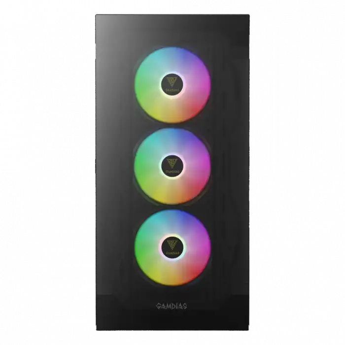 Gamdıas Talos E2 Elite, 850w, 80+ Bronze, Tempered Glass, Argb, Atx Gamıng Kasa