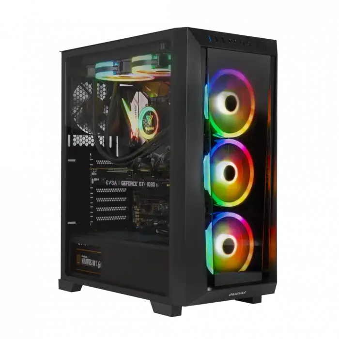 Gamdıas Talos M1 Elite, 750w, 80+ Bronze, Tempered Glass, Argb, Atx Gamıng Kasa