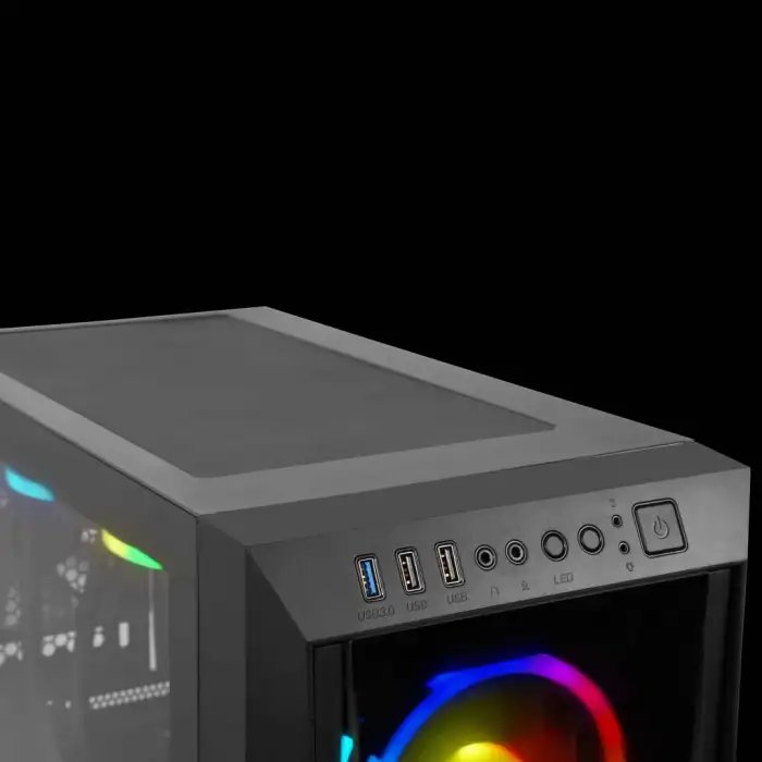 Gamdıas Talos M1 Elite, 750w, 80+ Bronze, Tempered Glass, Argb, Atx Gamıng Kasa