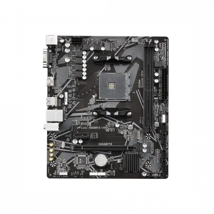 Gıgabyte A520m-k V2, 2xddr4, 1x M.2, D-sub, Hdmı, Am4 Soket Anakart