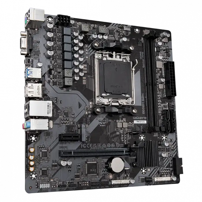 Gıgabyte B650m S2h, Rev.1.0, 2xddr5, M.2, Dp, Hdmı, Vga, Am5 Soket Gamıng Anakart