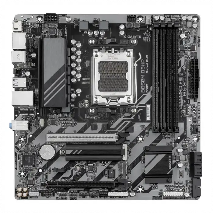 Gıgabyte B850m D3hp, 4xddr5, 2xm.2, 2xdp, Hdmı, Type-c, Am5 Soket Gamıng Anakart